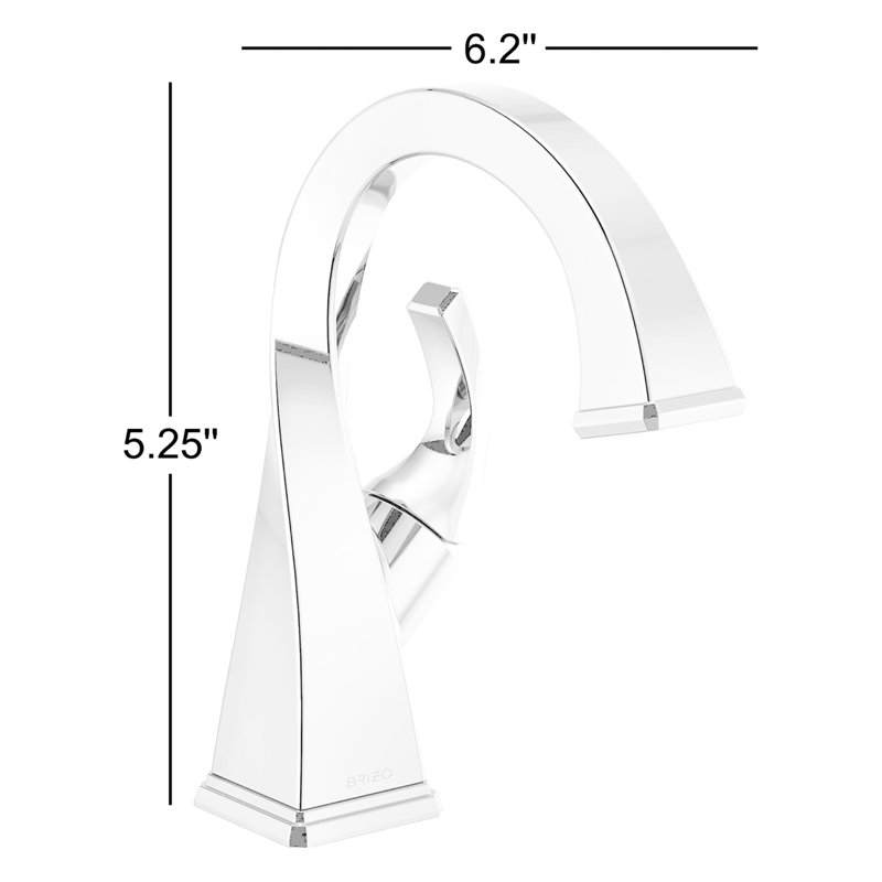 Virage® Single Hole Bathroom Faucet, Polished Nickel