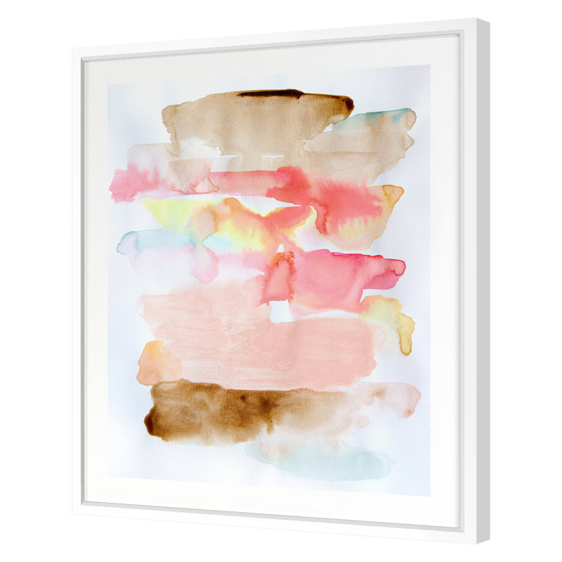 Happenstance Print by Bainbridge, Hope, White Single Picture Framed, 29'' H x 24'' W