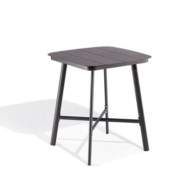Eiland Square Metal Outdoor Bar Table , 36'' in. W 36'' in. D