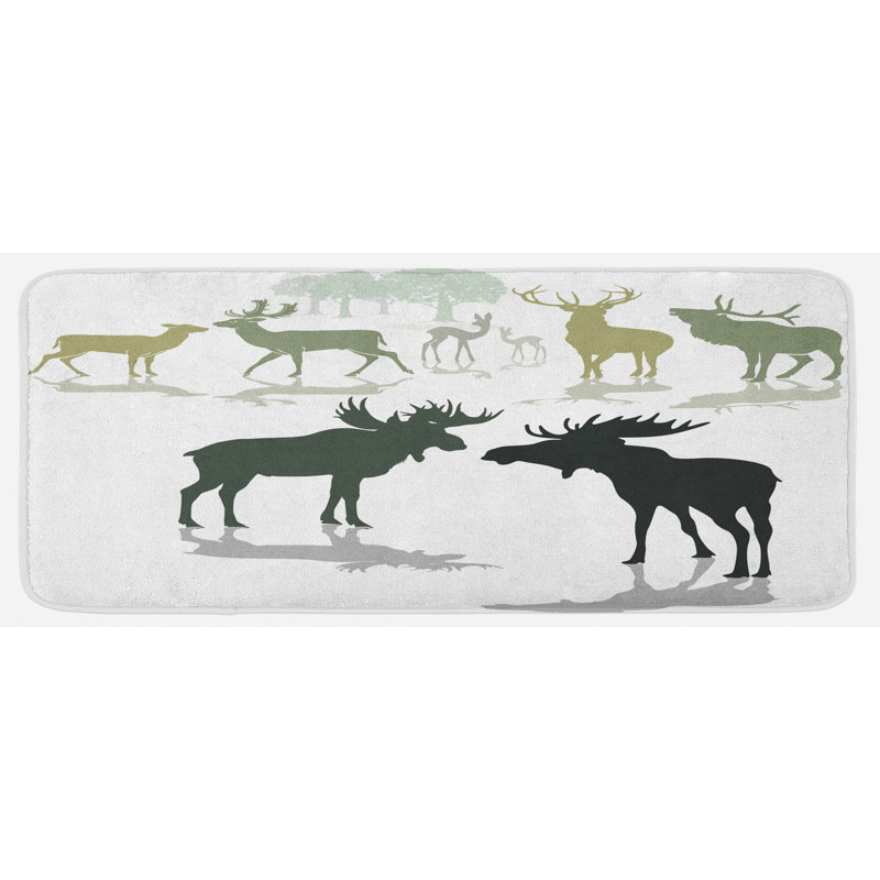 Tapis de cuisine antlers