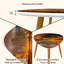 Ensemble de 2 tables basses gigognes Triangle