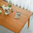 Burlywood Rectangular Solid Wood Dining table
