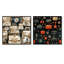 Breithaup - Ensemble de 2 collages carrés abstraits-101849038-101849041