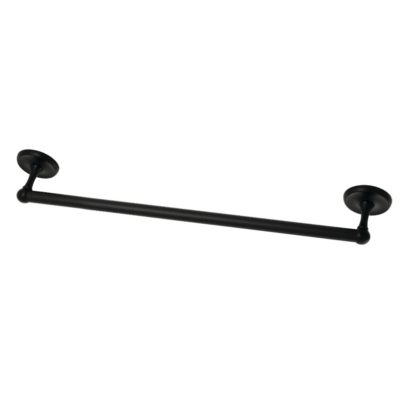 Barre à serviettes classique 18 po Kingston Brass, Noir mat