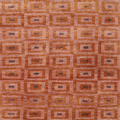 Tapis brun contemporain