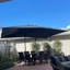 Parasol incurvé rectangulaire ajustable avec base Bennit-841176628