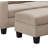 Reith Upholstered 81 " Polyester with Ottoman Sectional