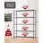 5-Tier Metal Storage Shelving Unit with Wall Anchor Kit, Heavy-Duty Garage Shelf Organizer, 47.3'' W x 12.6'' D x 60.8'' H, Black
