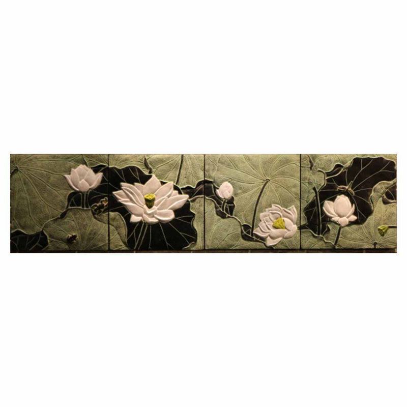 Ensemble de décoration murale rétro Lotus