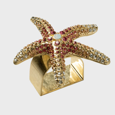 Sparkling Starfish Napkin Rings