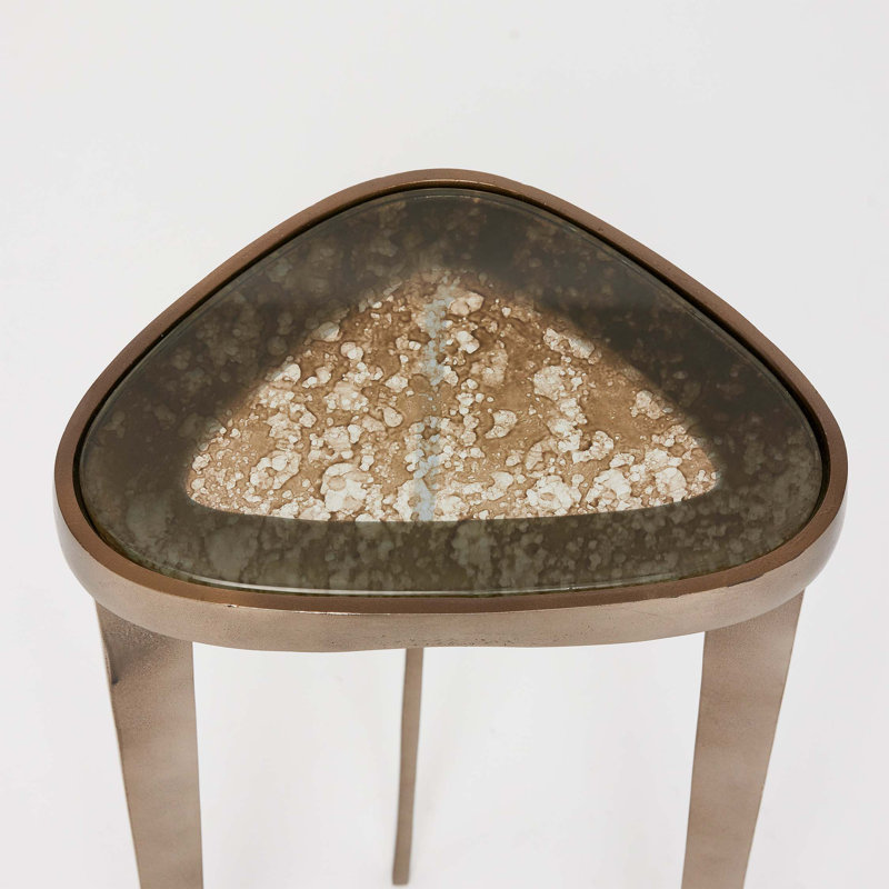 Table Jan, Plateau bronze / base bronze