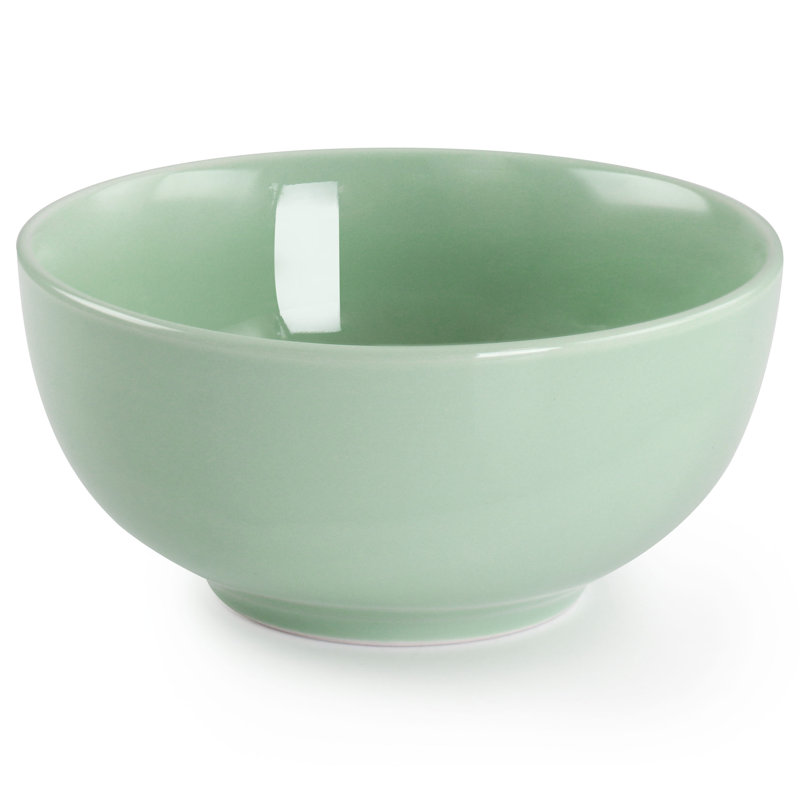 Service de table en porcelaine Ebern Designs Horwoth - Service pour 6, Menthe