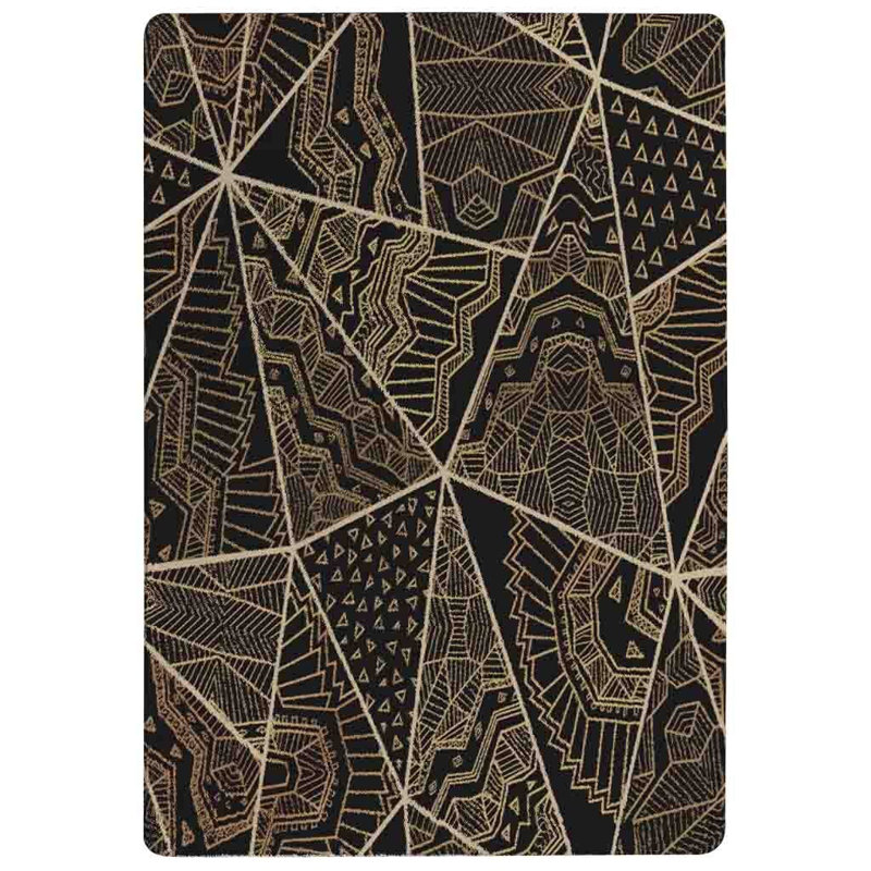 Jacob Geometric Shag Area Rug, Rectangle 140 x 200cm