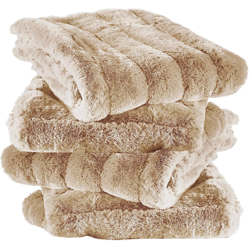 Housse de coussin Super Mink, Sable blanc