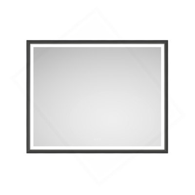 60 X 48 Inch LED Bathroom Mirror With Aluminum Frame, Wall Mounted Vanity Mirror, Anti-Fog, Memory, 3 Colors, Stepless Dimmable