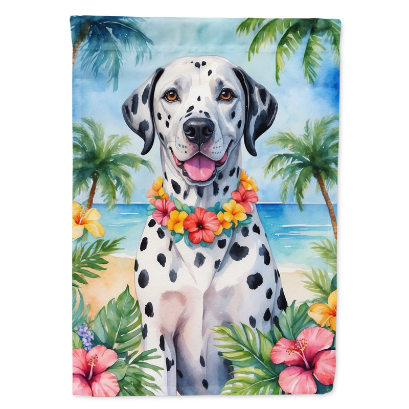 Drapeau de jardin en polyester double face H 15,5 po x l 11,25 po