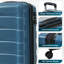 Valise de transport rigide en ABS 20 po, valise de voyage extensible durable avec roulettes pivotantes, verrou TSA-130040228
