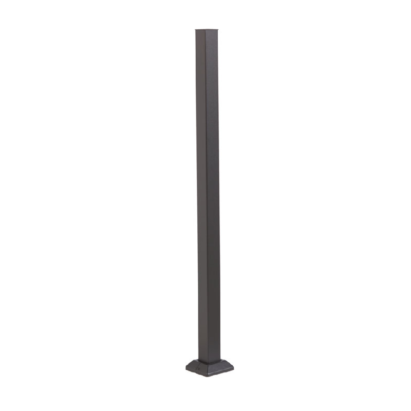 Clôture métallique, H 6,3 pi x l 0,2 pi, Black