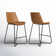 Alivia Upholstered Counter Stool with Metal Frame