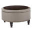Repose-pieds rond avec rangement 32 po Emiljan-28658675