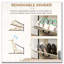 Range-chaussures avec 3 tiroirs rabattables