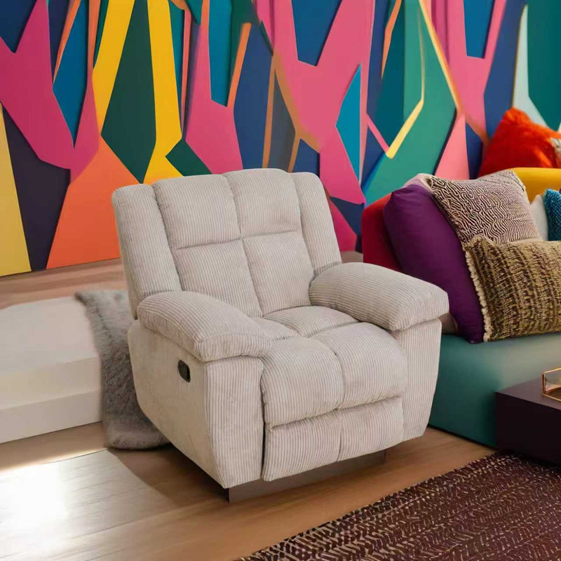 Fauteuil inclinable intelligent en tissu Flower