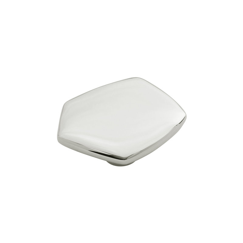 Pebble Collection Knob, Polished Nickel, 2.31, 2.13