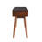 Christa White & Espresso Finish Sofa Table