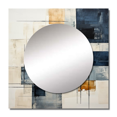 Hadlyn Illusions Abstract Shapes I - Abstract Shapes Square Mirror Wall Decor For Bedroom
