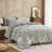 100% Cotton Yarn-Dyed Jacquard Duvet Floral Duvet Cover Set-115609419-115609412