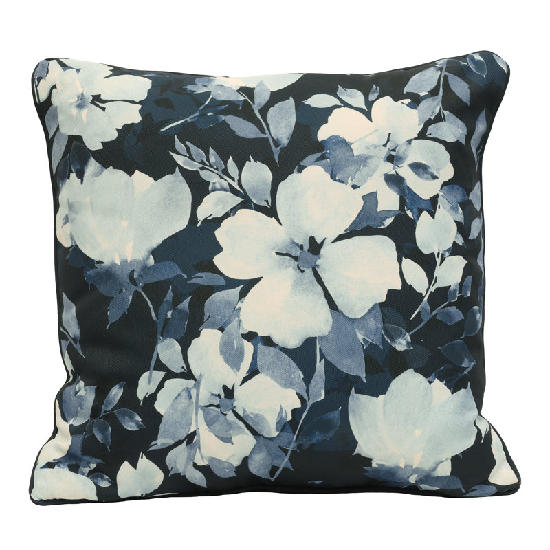 Floral Outdoor Throw Pillow