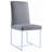Grey Cube Base Dining Chair