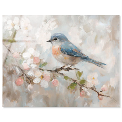 «Perched Messenger II», reproduction d'art sur toile par Art Remedy