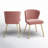 Leona Modern Tufted Velvet Wingback Dining Chair-391363026