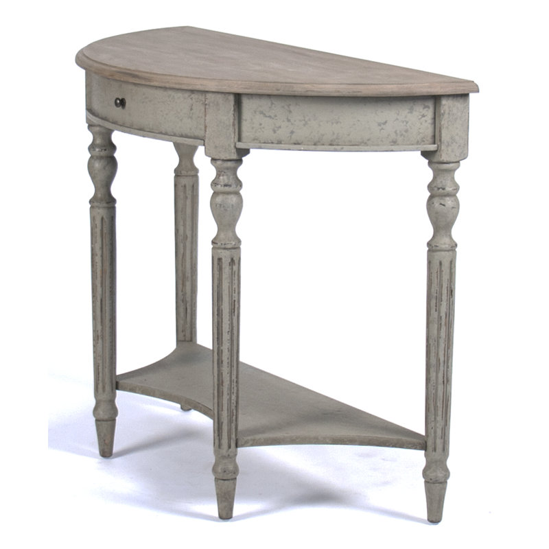 39'' W Solid Wood Console Table, Brown
