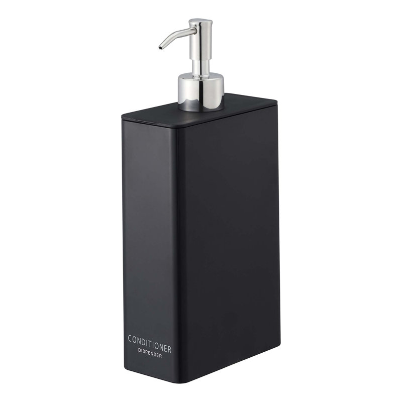 Distributeur de climatiseur Yamazaki, pompe à bouteille contemporaine, plastique, 24 oz, 700 ml, Noir
