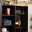 Armoire à vin brune en MDF de 43 po avec 8 bouteilles