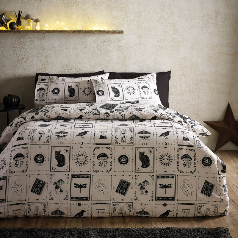 Enchanted Witchcraft Reversible Duvet Cover Set, Single Duvet Cover Set + 1 additional Pillowcase