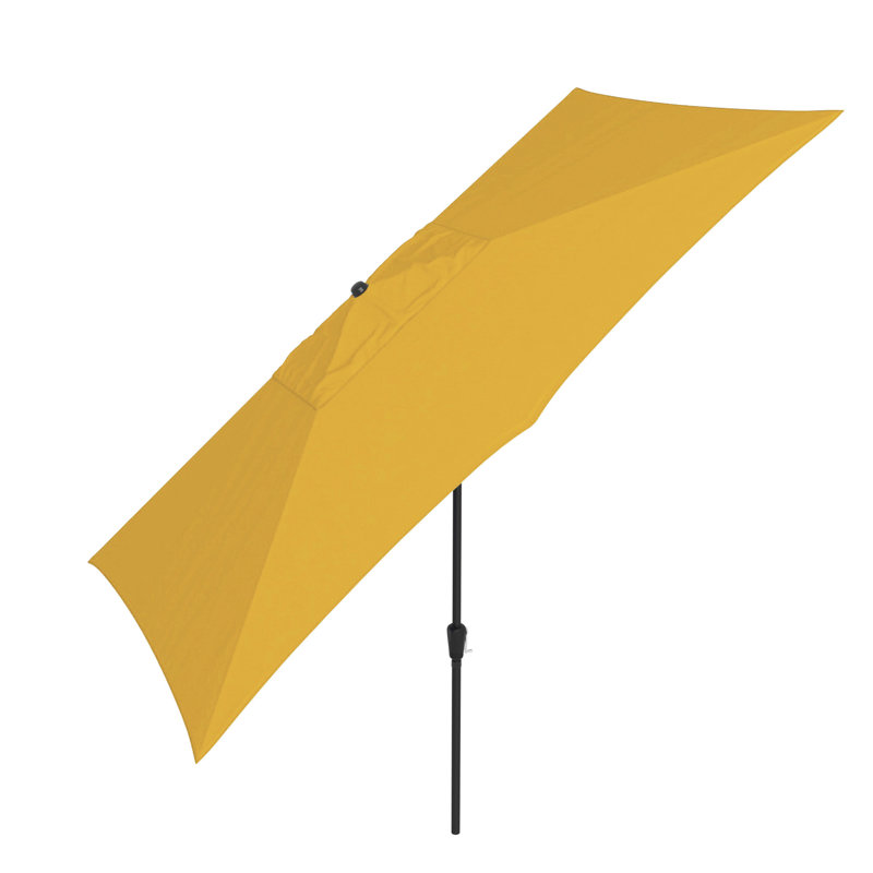 Parasol de marché Toscana, Jaune - polyester