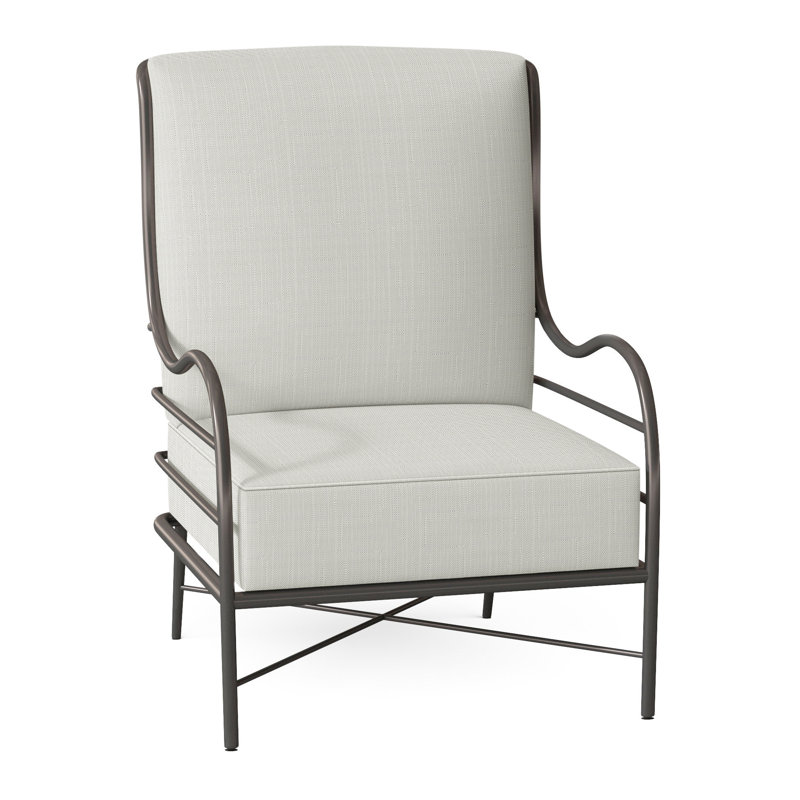 Carmel Aluminum Lounge - Slate Gray, Welt, Verona Silver