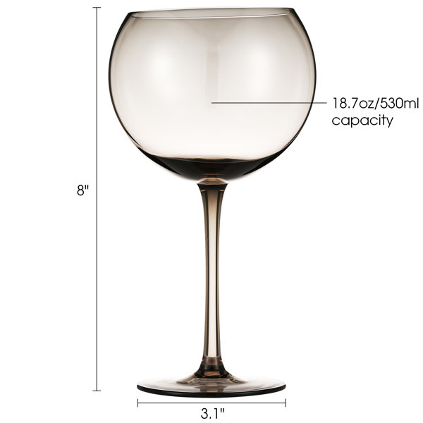 Wrought Studio Aulay 10 oz. Stainless Steel Red Wine Glass