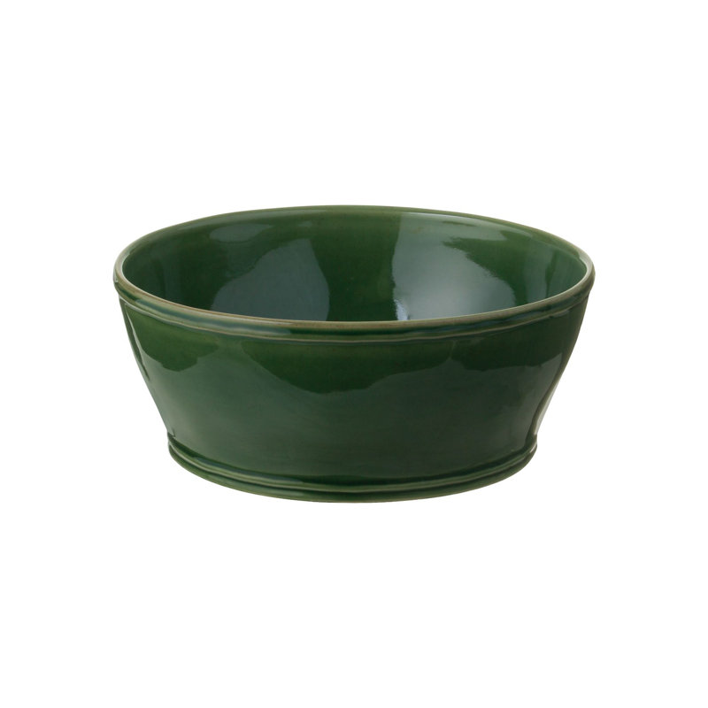 Costa Nova Fontana Serving Bowl, Forest Green