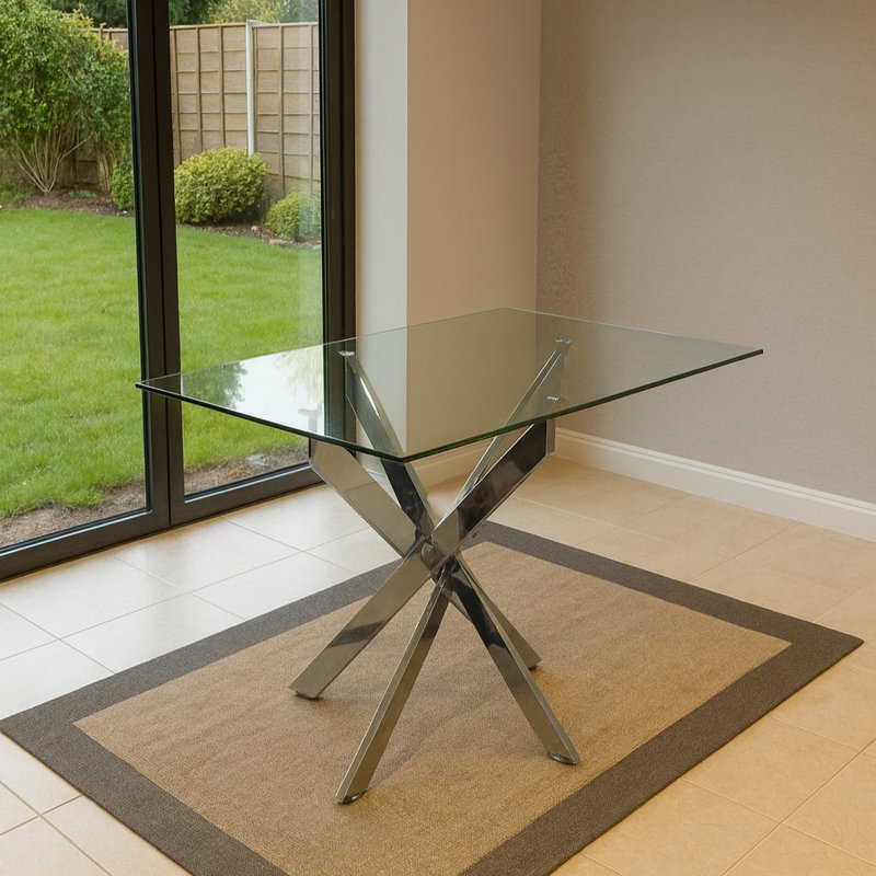 4 - Person Dining Set, Grey