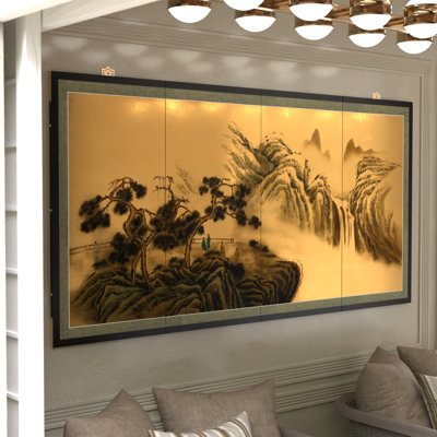 Painting on Folding Screen