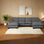 Canapé modulaire confortable en forme de U en chenille à 6 sièges Comfy