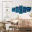 Motif papillon bleu-159258545