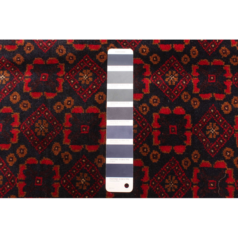 Tapis bleu marine Teimani 3 pi 2 po x 6 pi 8 po