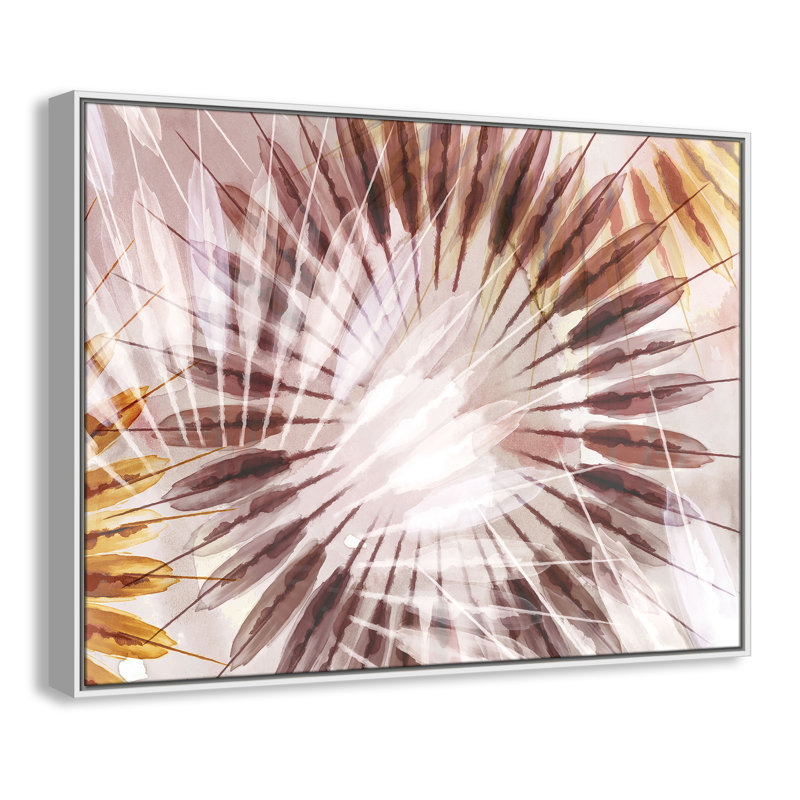 Danse des rayons II par Eva Watts, Blanc, H 31,5 po x l 41,5 po