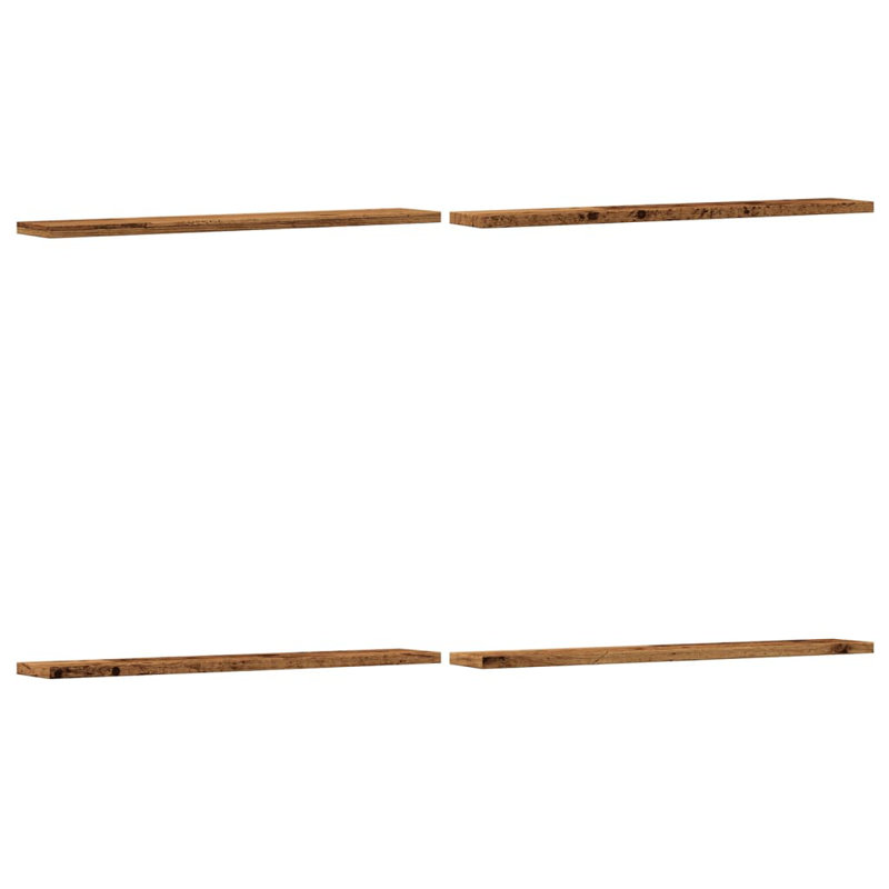 Aylena Floating Shelf, Old Wood, 1.5cm H x 60cm W x 10cm D