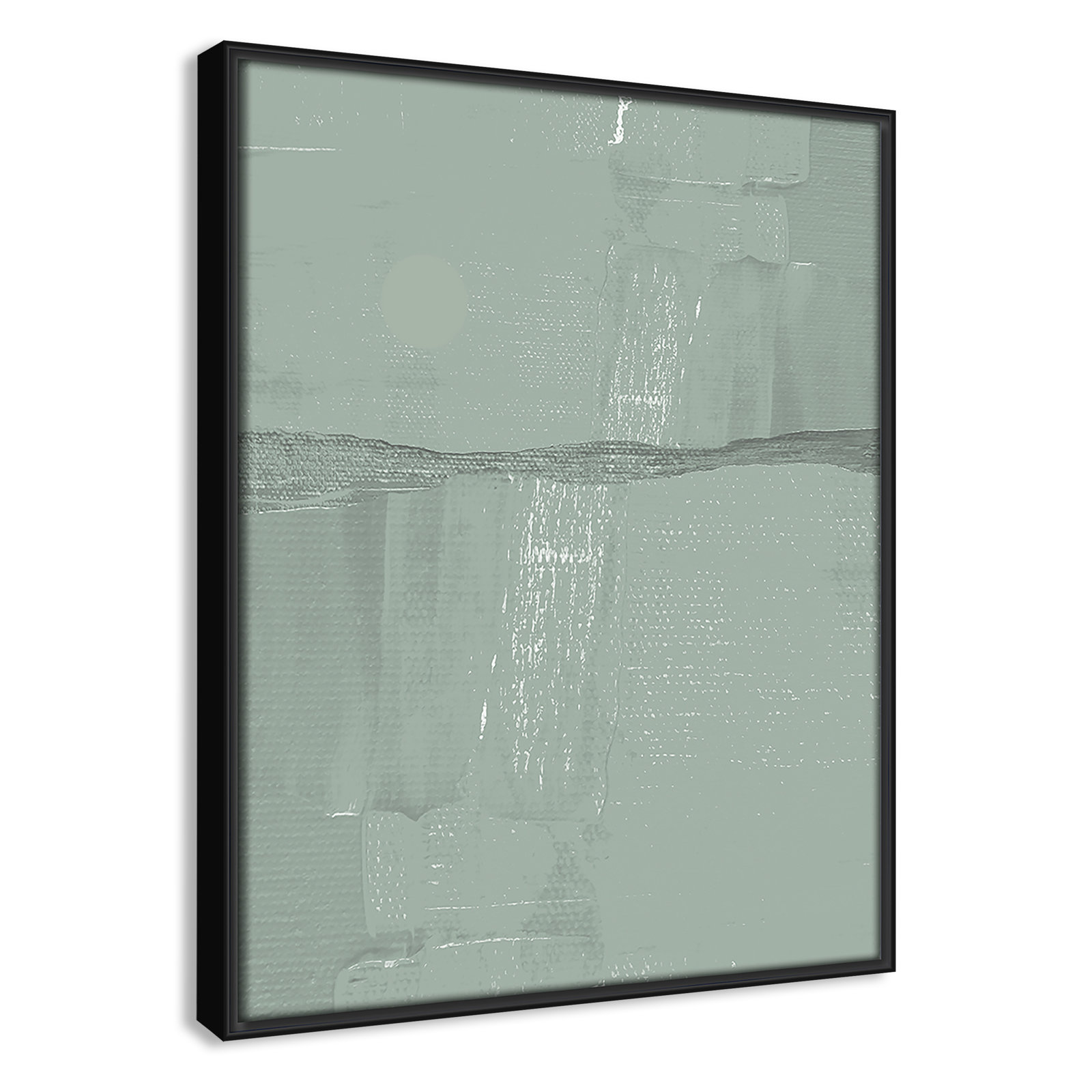 Attica "Sage Abstract" Print, Black , 15.5" H x 12.5" W x 2" D